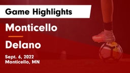 Monticello  vs Delano  Game Highlights - Sept. 6, 2022