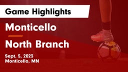 Monticello  vs North Branch  Game Highlights - Sept. 5, 2023