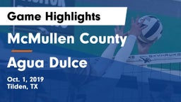 McMullen County  vs Agua Dulce  Game Highlights - Oct. 1, 2019