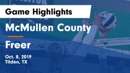 McMullen County  vs Freer  Game Highlights - Oct. 8, 2019