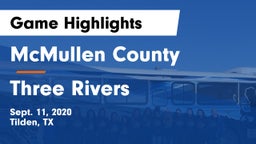 McMullen County  vs Three Rivers  Game Highlights - Sept. 11, 2020