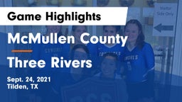 McMullen County  vs Three Rivers  Game Highlights - Sept. 24, 2021