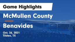McMullen County  vs Benavides Game Highlights - Oct. 26, 2021