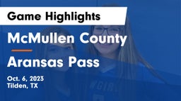 McMullen County  vs Aransas Pass Game Highlights - Oct. 6, 2023