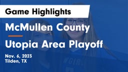 McMullen County  vs Utopia Area Playoff Game Highlights - Nov. 6, 2023