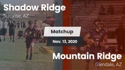 Matchup: Shadow Ridge High vs. Mountain Ridge  2020