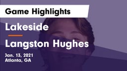 Lakeside  vs Langston Hughes  Game Highlights - Jan. 13, 2021