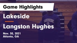 Lakeside  vs Langston Hughes  Game Highlights - Nov. 30, 2021