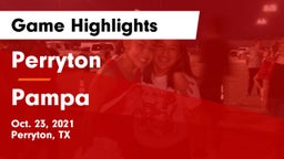 Perryton  vs Pampa  Game Highlights - Oct. 23, 2021