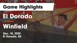 El Dorado  vs Winfield  Game Highlights - Dec. 18, 2020