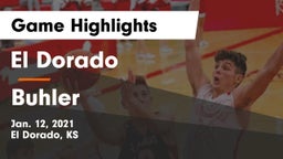 El Dorado  vs Buhler  Game Highlights - Jan. 12, 2021