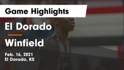 El Dorado  vs Winfield  Game Highlights - Feb. 16, 2021