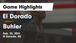 El Dorado  vs Buhler  Game Highlights - Feb. 23, 2021