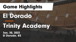 El Dorado  vs Trinity Academy  Game Highlights - Jan. 20, 2023
