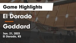 El Dorado  vs Goddard  Game Highlights - Jan. 21, 2023