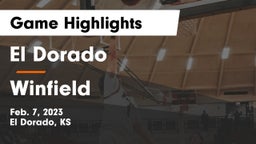 El Dorado  vs Winfield  Game Highlights - Feb. 7, 2023