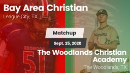 Matchup: Bay Area Christian vs. The Woodlands Christian Academy  2020