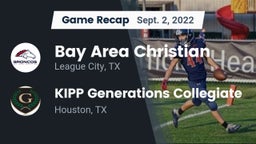 Recap: Bay Area Christian  vs. KIPP Generations Collegiate 2022