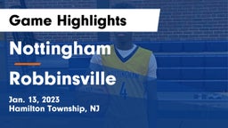 Nottingham  vs Robbinsville  Game Highlights - Jan. 13, 2023