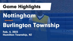 Nottingham  vs Burlington Township  Game Highlights - Feb. 4, 2023