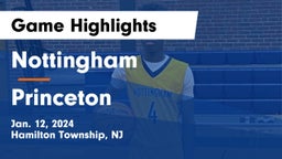 Nottingham  vs Princeton  Game Highlights - Jan. 12, 2024