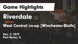Riverdale  vs West Central co-op [Winchester-Bluffs]  Game Highlights - Dec. 2, 2019
