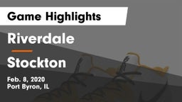 Riverdale  vs Stockton  Game Highlights - Feb. 8, 2020