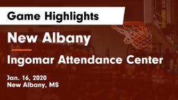 New Albany  vs Ingomar Attendance Center Game Highlights - Jan. 16, 2020