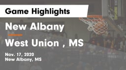 New Albany  vs West Union , MS Game Highlights - Nov. 17, 2020