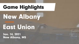New Albany  vs East Union  Game Highlights - Jan. 14, 2021