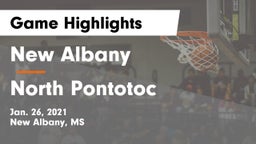 New Albany  vs North Pontotoc  Game Highlights - Jan. 26, 2021
