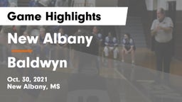 New Albany  vs Baldwyn  Game Highlights - Oct. 30, 2021
