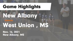 New Albany  vs West Union , MS Game Highlights - Nov. 16, 2021
