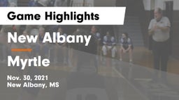 New Albany  vs Myrtle  Game Highlights - Nov. 30, 2021
