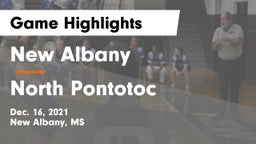 New Albany  vs North Pontotoc  Game Highlights - Dec. 16, 2021
