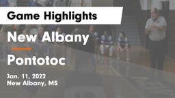 New Albany  vs Pontotoc  Game Highlights - Jan. 11, 2022