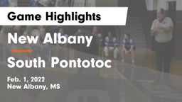 New Albany  vs South Pontotoc  Game Highlights - Feb. 1, 2022