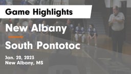 New Albany  vs South Pontotoc  Game Highlights - Jan. 20, 2023