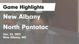 New Albany  vs North Pontotoc  Game Highlights - Jan. 24, 2023