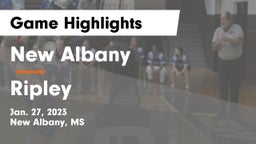 New Albany  vs Ripley  Game Highlights - Jan. 27, 2023