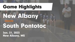 New Albany  vs South Pontotoc  Game Highlights - Jan. 31, 2023