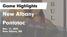 New Albany  vs Pontotoc  Game Highlights - Nov. 17, 2023