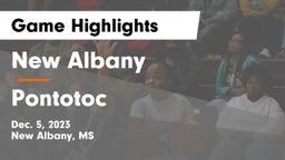 New Albany  vs Pontotoc  Game Highlights - Dec. 5, 2023