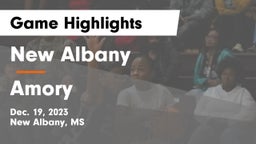 New Albany  vs Amory  Game Highlights - Dec. 19, 2023