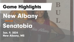 New Albany  vs Senatobia Game Highlights - Jan. 9, 2024