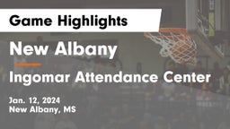 New Albany  vs Ingomar Attendance Center Game Highlights - Jan. 12, 2024