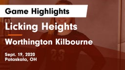Licking Heights  vs Worthington Kilbourne  Game Highlights - Sept. 19, 2020