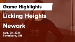Licking Heights  vs Newark  Game Highlights - Aug. 28, 2021