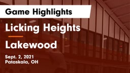 Licking Heights  vs Lakewood  Game Highlights - Sept. 2, 2021