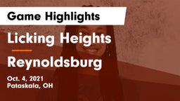 Licking Heights  vs Reynoldsburg  Game Highlights - Oct. 4, 2021